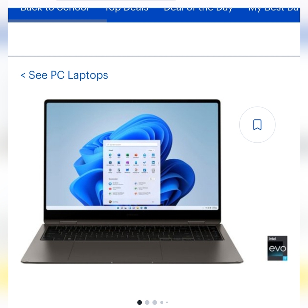 Samsung laptop book3 Pro